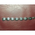 Lovely Genuine Solid Sterling Silver Bracelet in Excellent Condition - [13 g]