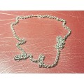 Lovely Genuine Solid Sterling Silver Necklace in Excellent Condition - [8,3 g]