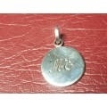 Lovely Genuine Solid Sterling Silver Pendant in Very Good Condition - [L 28 mm , 3 g]