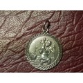 Lovely Genuine Sterling Silver St Christopher Pendant in Excellent Condition - [L 22 mm : 2,89 g]