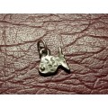 Lovely Genuine Solid Sterling Silver Fish Charm - [10 mm , 1,1 g]