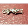 Lovely Genuine Solid Sterling Silver Mouse Charm - [20 mm , 1,45 g]