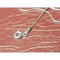 Lovely Genuine Solid Sterling Silver Snake Necklace in Fair Condition - [1,9 g]