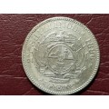 1896 ZAR Sterling Silver 2½ Shillings