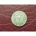 1950 SA Union Silver 6 Pence