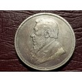 1896 ZAR Sterling Silver 2 Shillings