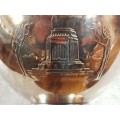 Vintage 1838-1938 Voortrekker Silver Plated Commemorative Bowl -[Diameter 11,5 cm, Height 6 cm]