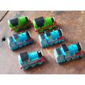 A Lot Of Six Plastic Locomotives - [Length 3 cm] - [Bid per Locomotive to take all]