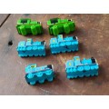 A Lot Of Six Plastic Locomotives - [Length 3 cm] - [Bid per Locomotive to take all]