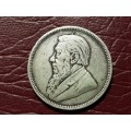 1896 ZAR Sterling Silver 2 Shillings