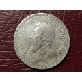 1895 ZAR Sterling Silver 2½ Shillings - [Filler Coin]