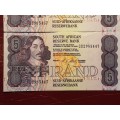 2 x RSA R5 Notes - C.L. Stals - [To my opinion UNC] - [Bid per note to take both]