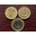 3 x British 1 Pound - [Bid per coin to take all.]