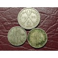3 x Rhodesia coins - [One bid for all]