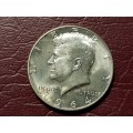 1964 USA Silver ½ Dollar `Kennedy Half Dollar`