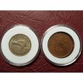 1948 New Zealand Florin and 1949 One Penny - [One bid for both]