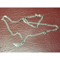 Lovely Genuine Solid Sterling Silver Necklace With Italian Clasp in Very Good Condition - [5 g]