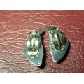 Lovely Genuine Solid Sterling Silver Memico Handmade Earrings  in Excellent Condition - [14,5 g]