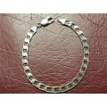 Lovely Genuine Solid Sterling Silver Bracelet In Very Good Condition - [11 g]