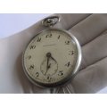 A RARE OLD SWISS MADE POCKET WATCH BY LANGENDORF ...WORKS PERFECTLY...GREAT FIND !!!