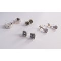 AWESOME DEAL !!! 4 PAIRS OF STERLING SILVER EARRINGS !!!