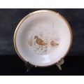 A FRENCH HAND PAINTED  WALL PLATE SIGNED ROUARD PARIS ....