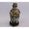 A VINTAGE CHINESE CLOISONNE FIGURE ....ONE OF THREE ON OFFER.....MUST SEE