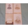 A STUNNING COLLECTION OF 10 ANTIQUE PORTRAIT PHOTOGRAPHS ...NOSTALGIC !! BID FOR THE LOT !!