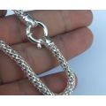 WOW !! A stunning "Woven" style Italian Sterling Silver bracelet with Signoretti clasp....Quality !!