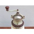 A FANTASTIC QUALITY VINTAGE COFFEE GRINDER WITH GREAT CHARATER ... MUST SEE , HEAVY PIECE !!