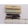 A LITTLE LOT OF MINIATURE / LADY SIZE WRITING INSTRUMENTS FOR SPARES INCLUDING 14CT GOLD NIB !!
