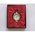 WOW !! A VERY COOL MILITARY LOOK QUARTZ POCKET WATCH !! GOOD AS NEW !! WORKING 100%
