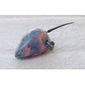 A VINTAGE TINPLATE WIND UP MOUSE