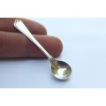 AN ADORABLE VINTAGE SOLID GERMAN SILVER "800" SALT SPOON !! EXCELLENT CONDITION !! FREE COMBINING !!