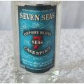 SEALED !! SEVEN SEAS CANE SPIRIT !! 50 ML VINTAGE MINIATURE !! 33 % ALCOHOL !! FREE COMBINING !!