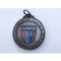 AN AWESOME VINTAGE WESTERN PROVINCE DEFENCE FORCE SPORTS CLUB MEDALLION !! TABLE MOUNTAIN FEATURE !!