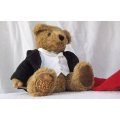 A LIMITED EDITION 2015 SERIES TEDDY BEAR WITH BAG MADE FOR THE ROYAL ALBERT HALL THEATRE