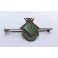 A RARE VINTAGE BADGE FROM THE H.M.S HERMES - BRITISH AIRCRAFT CARRIER 1959 - 1984