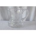 TOP CLASS !! AN EXQUISITE OLD CUT GLASS WATER JUG IN GREAT CONDITION FOR AGE - LOOK