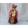 FULLY FUNCTIONAL !! A VINTAGE HAND MADE ROTATING WIND UP MUSICAL ORIENTAL DOLL !! WOW !!