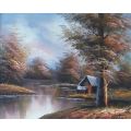 WOW !! A BEAUTIFULLY PAINTED ORIGINAL OIL ON BOARD PAINTING SIGNED BY THE ARTIST ` COOPER `