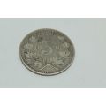R1 START !!  AN 1896 THREEPENCE COIN OF THE ``Z.A.R `` - STERLING SILVER !! FREE COMBINING !!