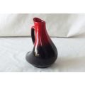A gorgeous mid century Italian pottery ewer vase - Size : 14.4 x 12.2 x 8.4 cm