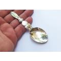 SO SWEET !! A VINTAGE DETAILED SOLID STERLING SILVER RABBIT MOTIF HANDLED SPOON !! WHAT`S UP DOC ??