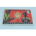 STAMP 496 - Grenada - 1 Cent - Boy Scouts 65th Anniversary