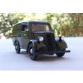 A VINTAGE DIE CAST METAL MODEL OF THE 1950 FORD E83W 10 CWT VAN BY MATCHBOX DINKY COLLECTION
