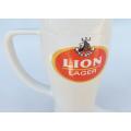 A rarely seen vintage boot shaped display jug advertising Lion Lager - Made in RSA