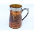 A vintage display jug with old coaching days theme by Lord Nelson Pottery of England