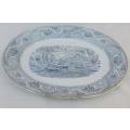 An antique 1870 Rhine pattern meat platter by B&L Hill Pottery