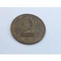 A rare old 2 Penny token made for the Parow Hotel